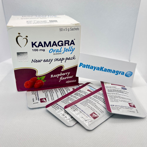 Kamagra Oral Jelly 100mg in a nice package.